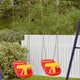 Vidaxl Babyschaukel 2 Stück rot 36 x 43 x 42 cm Kunststoff