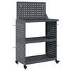 Vidaxxl Werkzeugwagen Anthrazit 65 x 35 x 111 cm kaltgewalzter Stahl