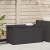 Vidaxx Outdoor-Aufbewahrungsbox schwarz 100 x 50,5 x 50 cm Stahl