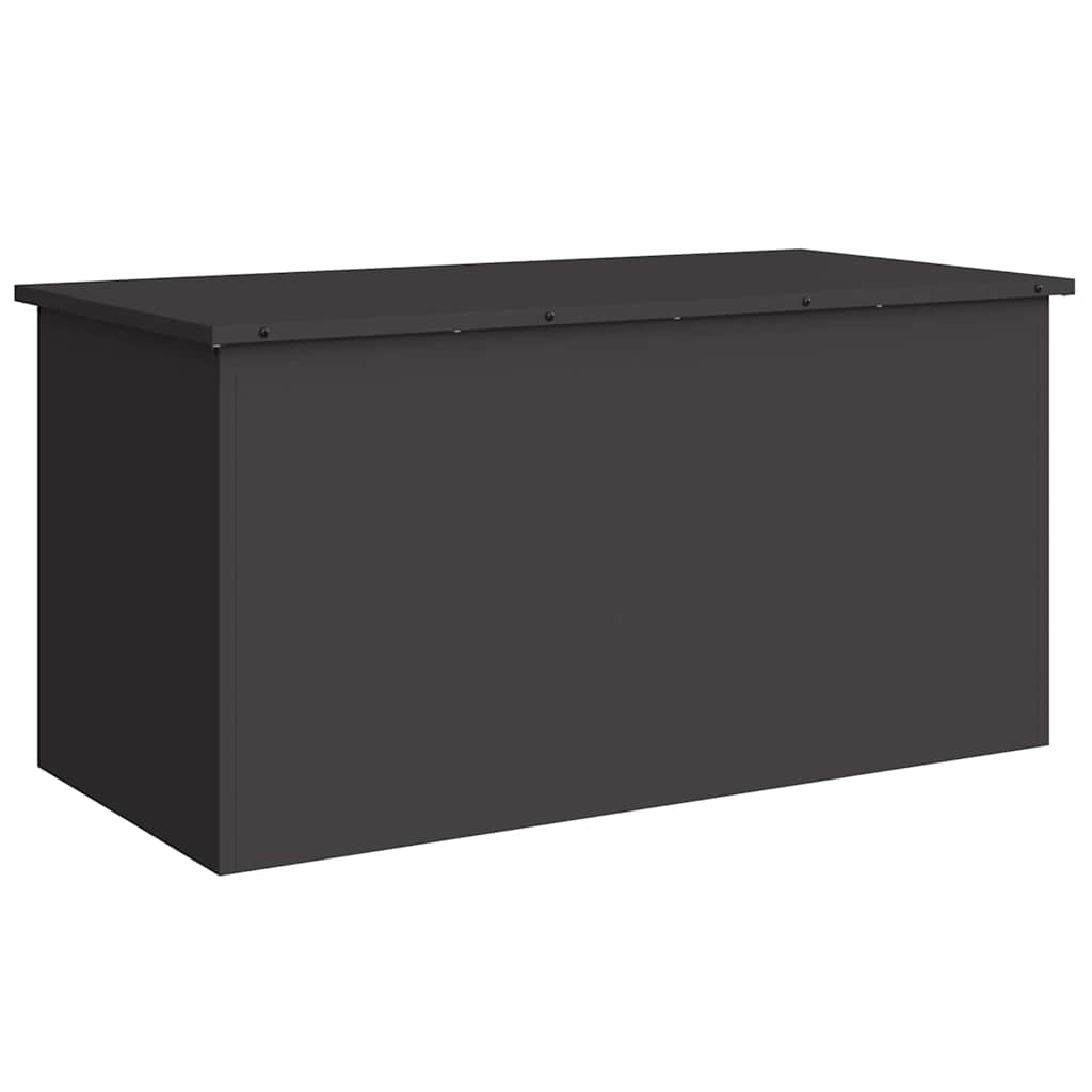Vidaxx Outdoor-Aufbewahrungsbox schwarz 100 x 50,5 x 50 cm Stahl