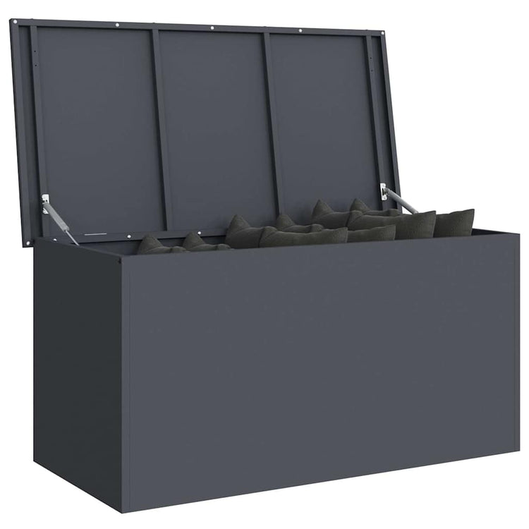 Vidaxx Outdoor-Aufbewahrungsbox Anthrazit 100 x 50,5 x 50 cm Stahl