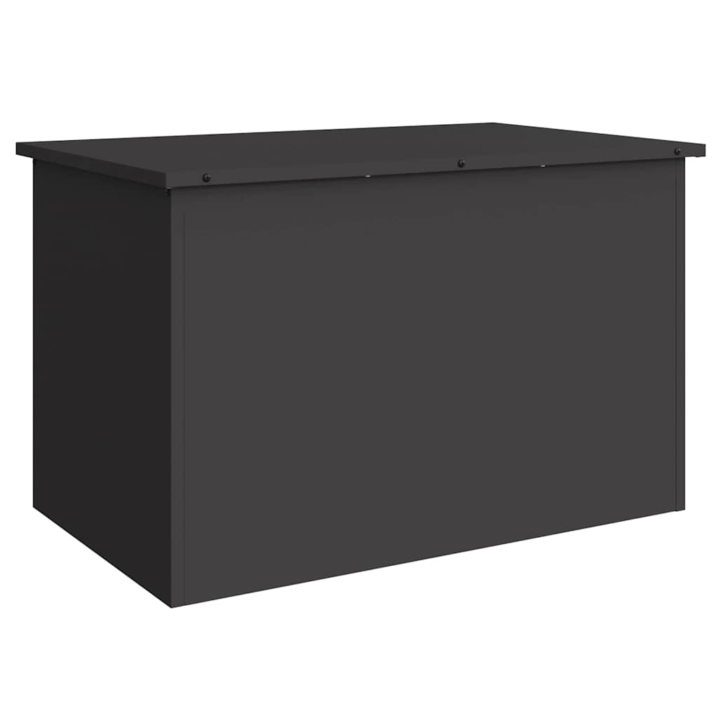 Vidaxx Outdoor-Aufbewahrungsbox schwarz 80 x 50,5 x 50 cm Stahl