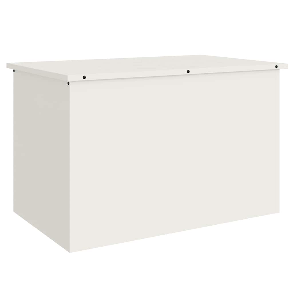 Vidaxx Outdoor-Aufbewahrungsbox weiß 80 x 50,5 x 50 cm Stahl
