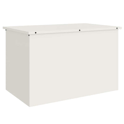 Vidaxx Outdoor-Aufbewahrungsbox weiß 80 x 50,5 x 50 cm Stahl