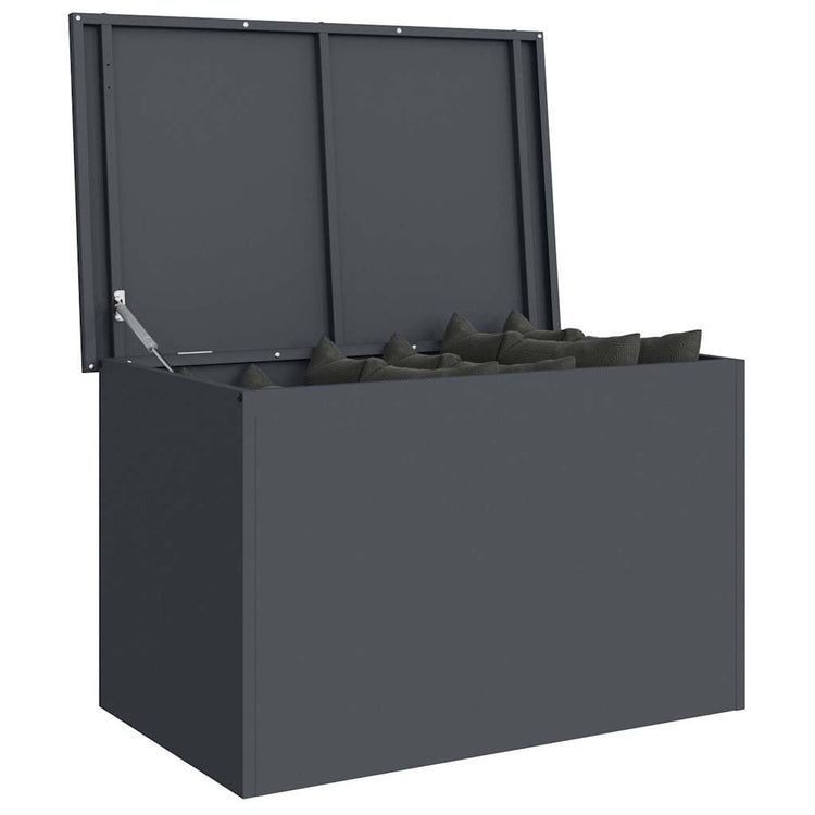 Vidaxx Outdoor-Aufbewahrungsbox Anthrazit 80 x 50,5 x 50 cm Stahl
