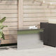 Vidaxx Outdoor-Aufbewahrungsbox Silber 80 x 50,5 x 50 cm Stahl