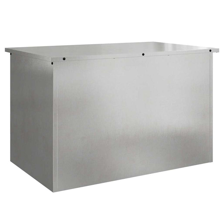 Vidaxx Outdoor-Aufbewahrungsbox Silber 80 x 50,5 x 50 cm Stahl