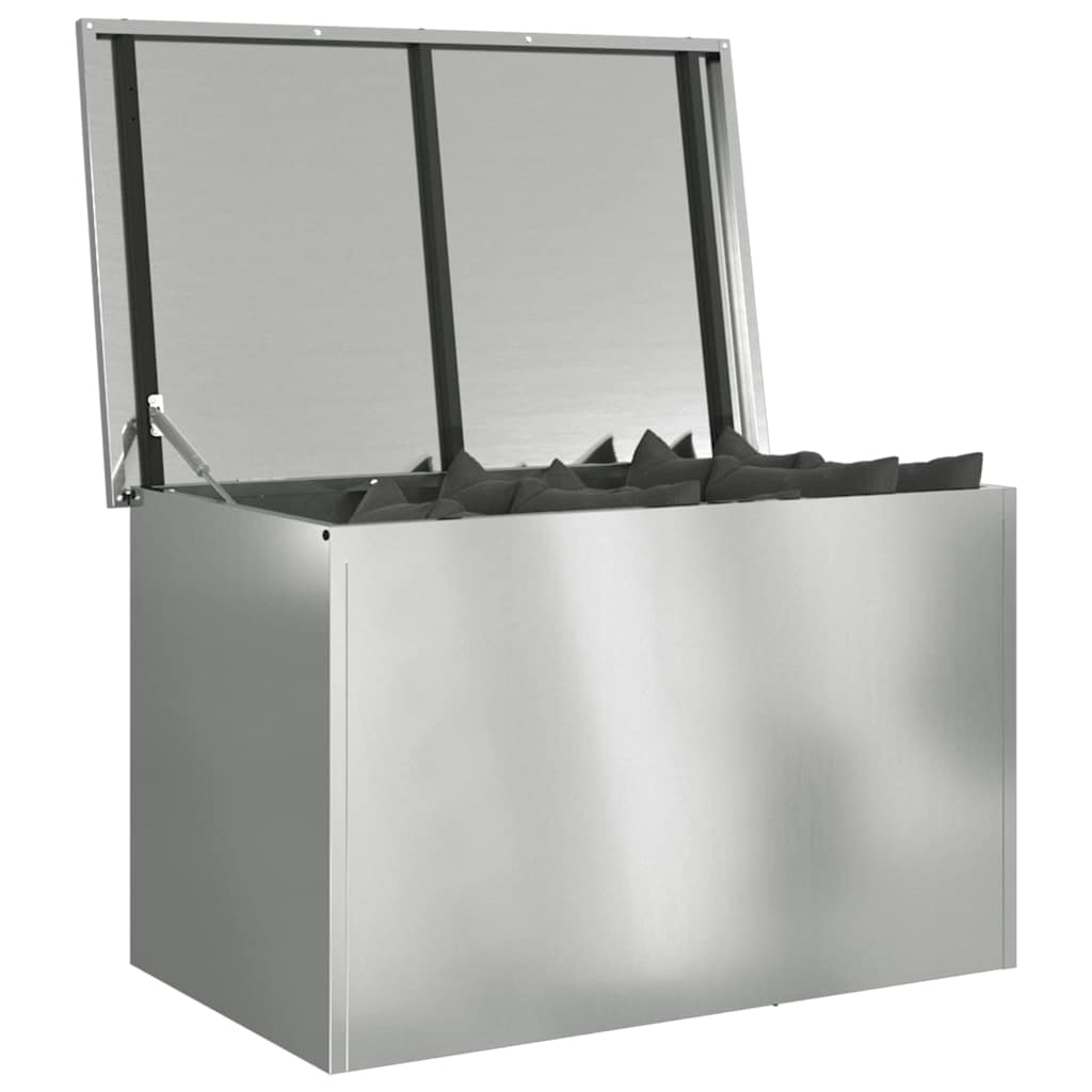 Vidaxx Outdoor-Aufbewahrungsbox Silber 80 x 50,5 x 50 cm Stahl