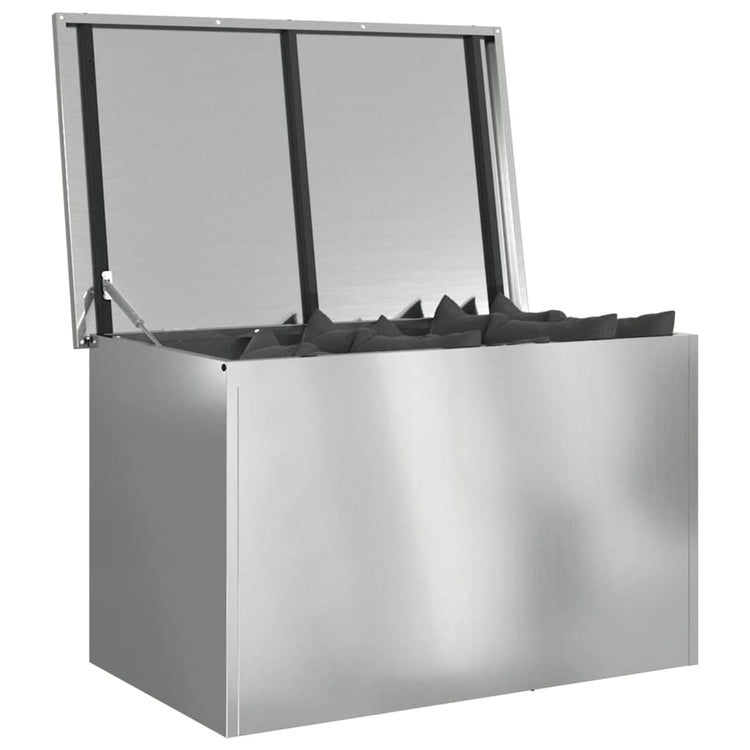 Vidaxx Outdoor-Aufbewahrungsbox Silber 80 x 50,5 x 50 cm Stahl