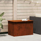Vidaxx Outdoor-Aufbewahrungsbox rostig 80 x 50,5 x 50 cm Stahl