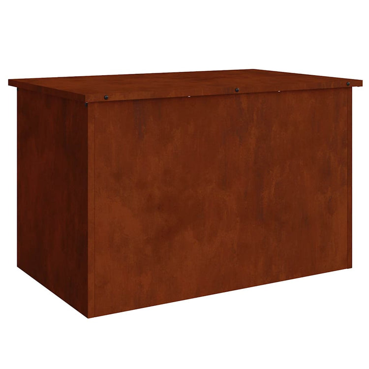 Vidaxx Outdoor-Aufbewahrungsbox rostig 80 x 50,5 x 50 cm Stahl