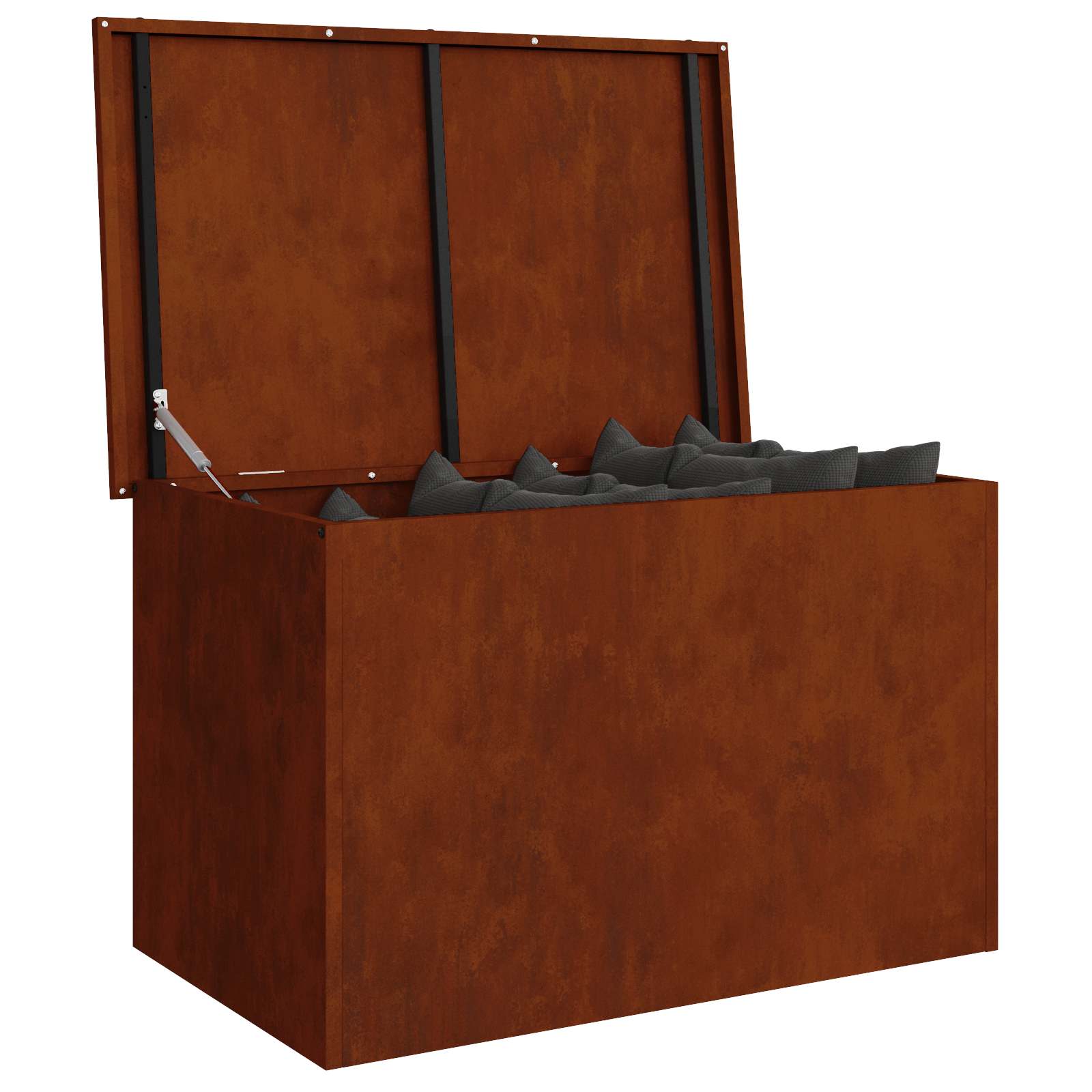 Vidaxx Outdoor-Aufbewahrungsbox rostig 80 x 50,5 x 50 cm Stahl
