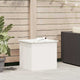 Vidaxx Outdoor-Aufbewahrungsbox weiß 55 x 50,5 x 50 cm Stahl