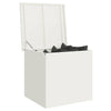 Vidaxx Outdoor-Aufbewahrungsbox weiß 55 x 50,5 x 50 cm Stahl