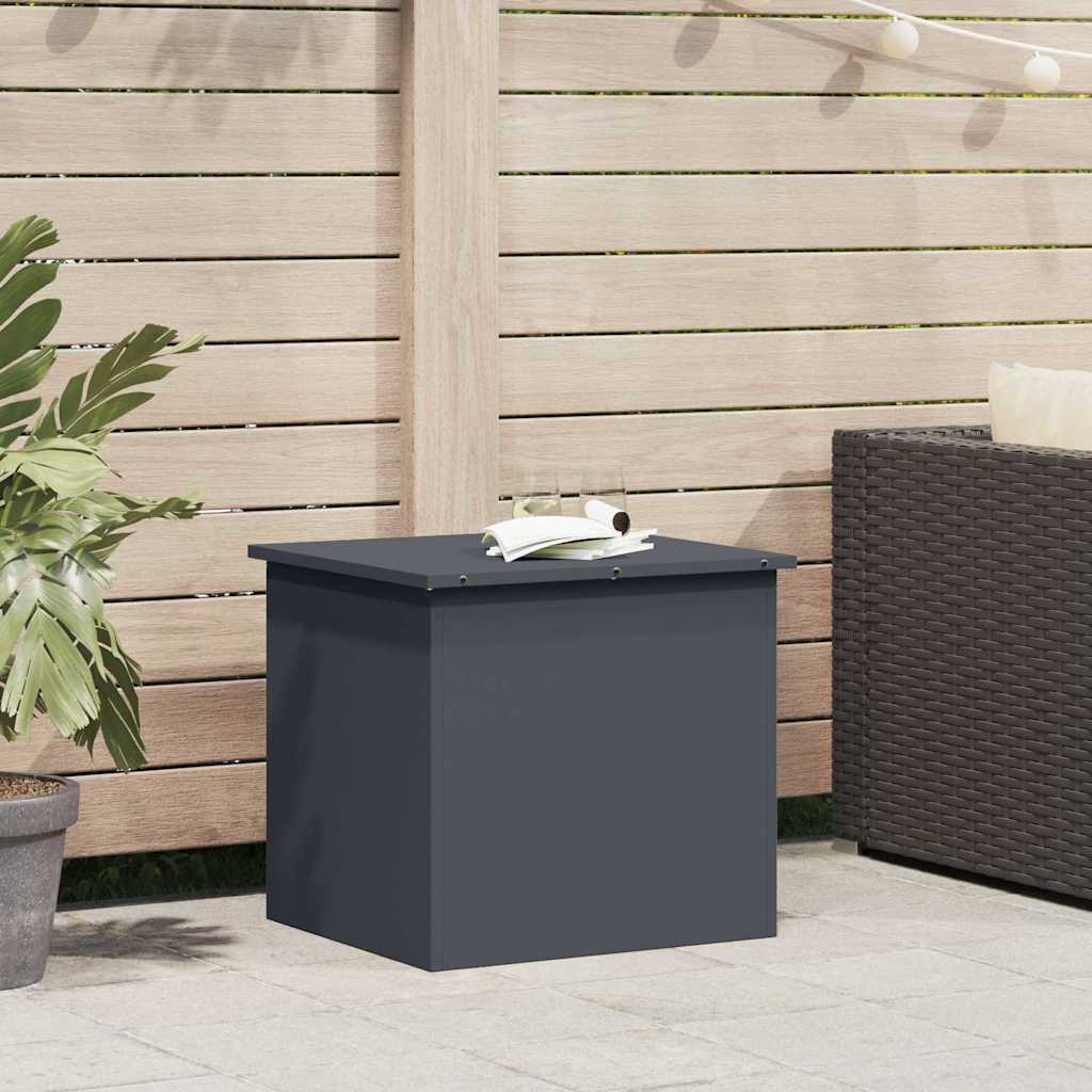 Vidaxx Outdoor-Aufbewahrungsbox Anthrazit 55 x 50,5 x 50 cm Stahl