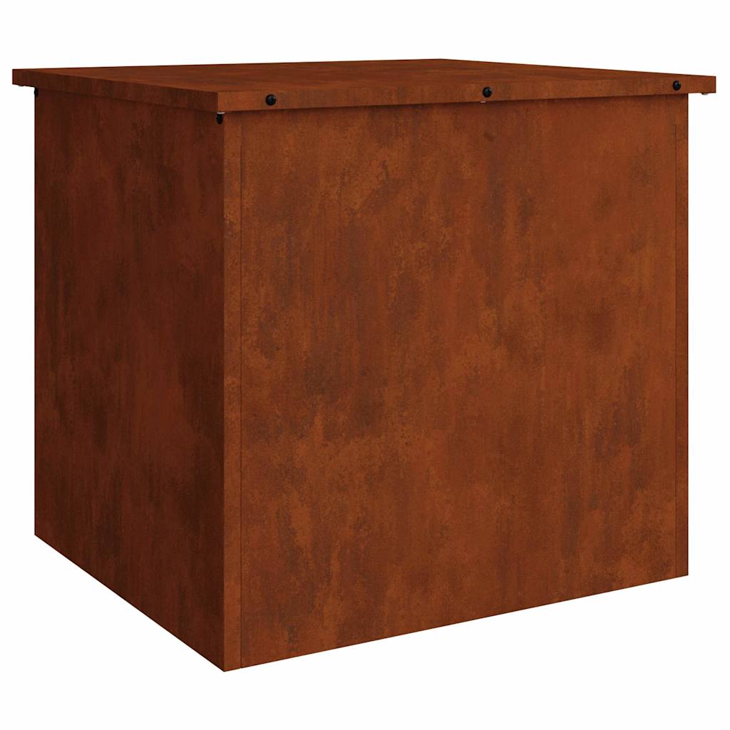 Vidaxx Outdoor-Aufbewahrungsbox rostig 55 x 50,5 x 50 cm Stahl