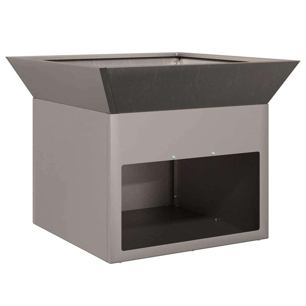Vidaxl Feuerkorb rostig 50 x 50 x 40 cm Cortenstahl