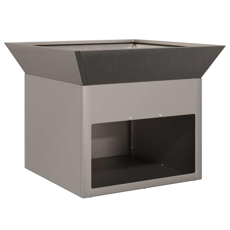 Vidaxl Feuerkorb rostig 50 x 50 x 40 cm Cortenstahl