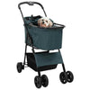 Vidaxx faltbarer Haustierkinderwagen grün 81 x 47 x 99 cm Polyester