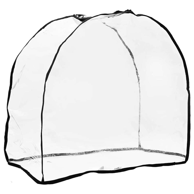 Vidaxxl Haustier-Buggy-Abdeckung mit Stauraum, transparent, 66 x 35 x 59 cm, PVC