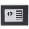 Vidaxl digitaler Safe mit Schloss dunkelgrau 23 x 17 x 17 cm Stahl