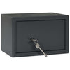 Vidaxx Tresor mit Schloss dunkelgrau 31 x 20 x 20 cm Stahl