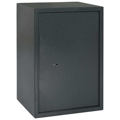 Vidaxx Tresor mit Schloss dunkelgrau 35 x 31 x 50 cm Stahl