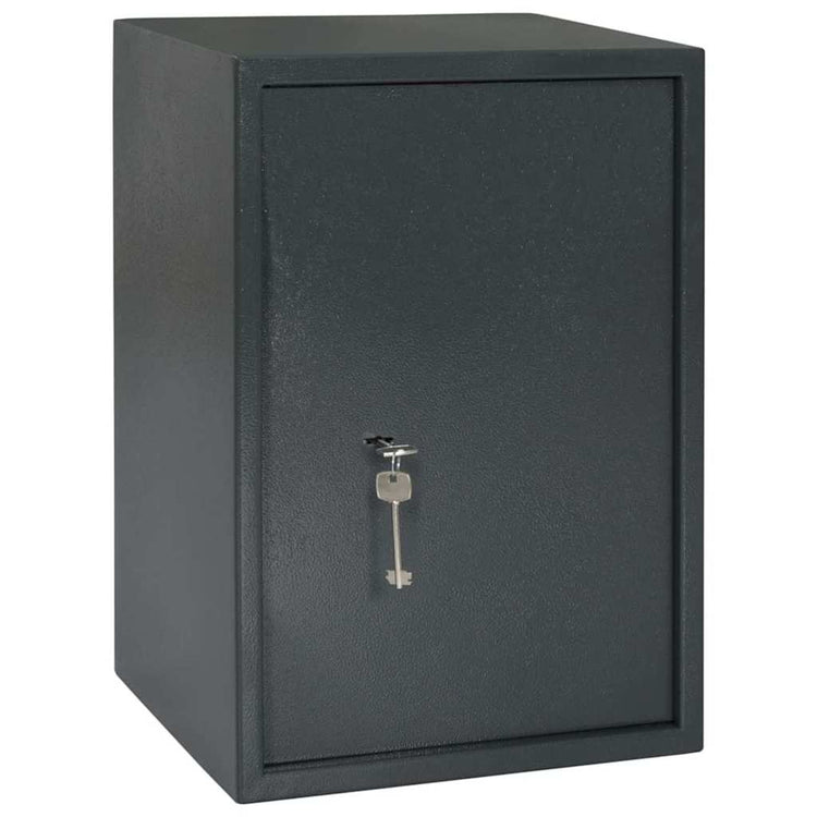 Vidaxx Tresor mit Schloss dunkelgrau 35 x 31 x 50 cm Stahl