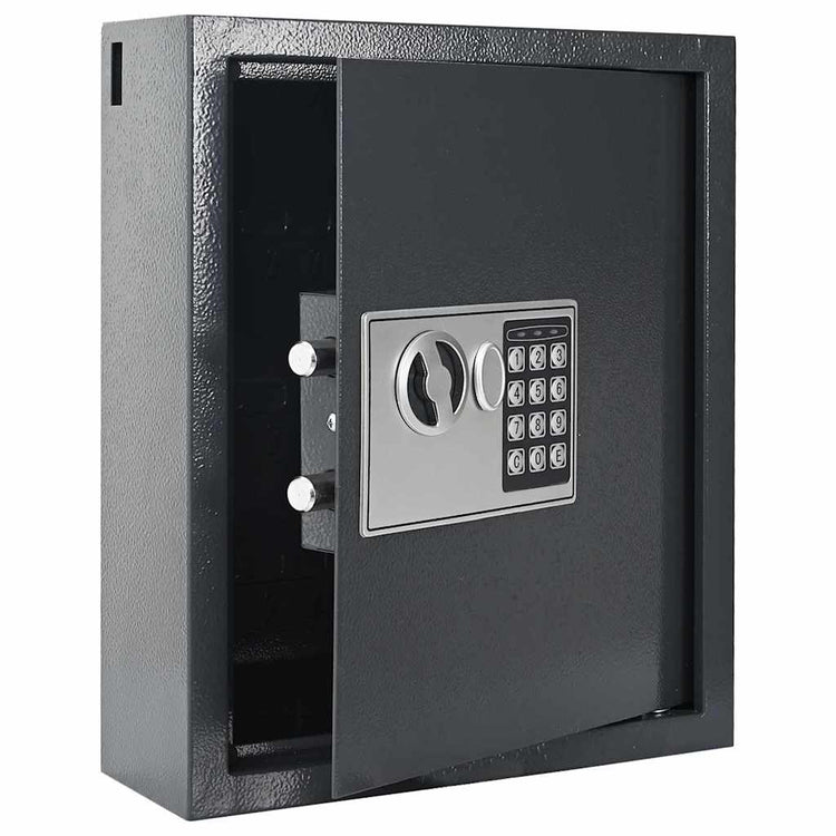 Vidaxl digitaler Safe mit Schloss dunkelgrau 30 x 10 x 36,5 cm Stahl