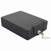 Vidaxxl Autotresor mit Schloss schwarz 22 x 16 x 7 cm Stahl