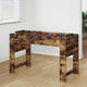 Vidaxx Kickertisch aus geräucherter Eiche, 125 x 60,5 x 80 cm, fertiges Holz
