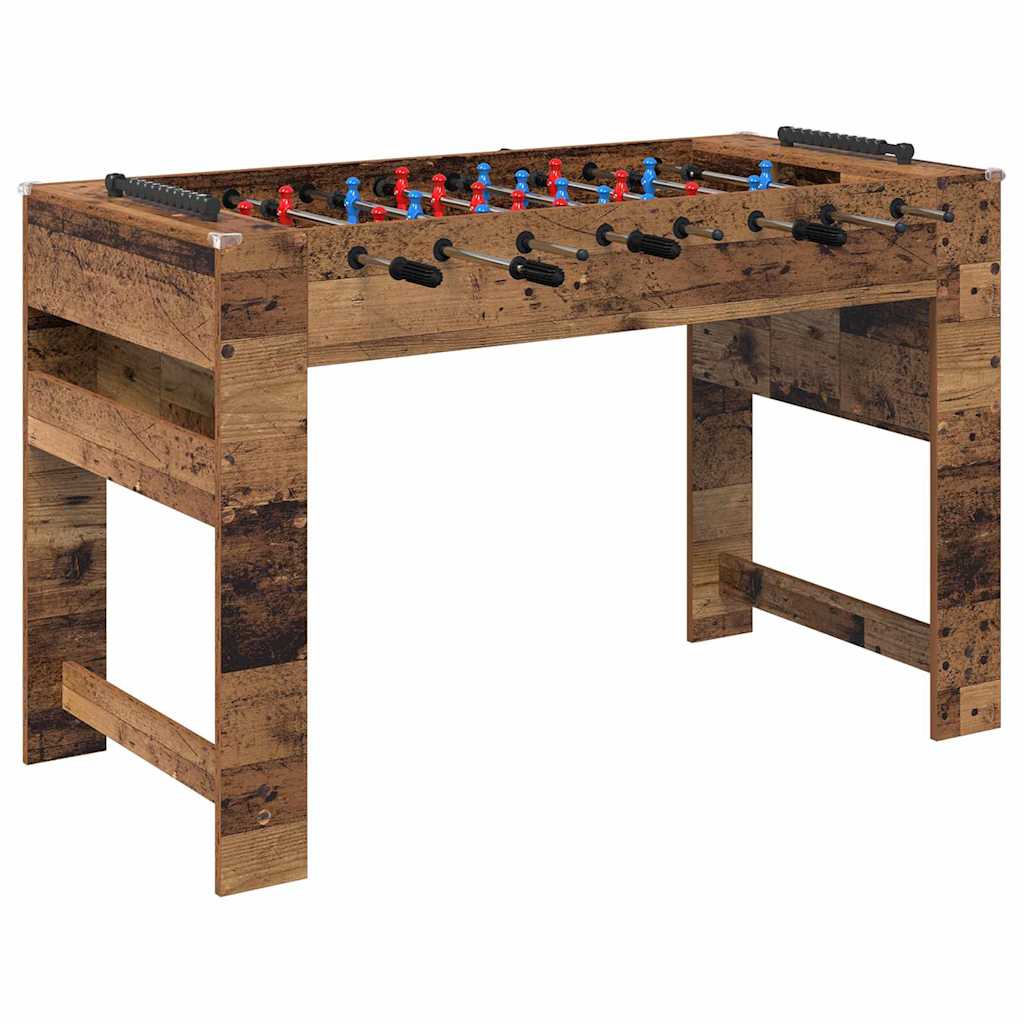 Vidaxx Altholz Kickertisch 125 x 60,5 x 80 cm verarbeitetes Holz