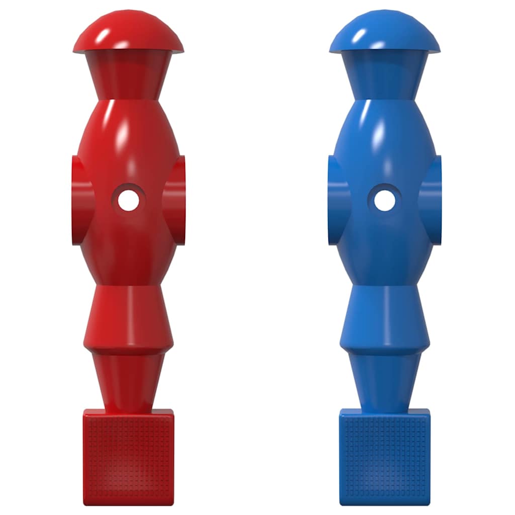 Vidaxl Kickertischspieler 22 Stück blau und rot 2,4 x 2,1 x 9,7 cm PP