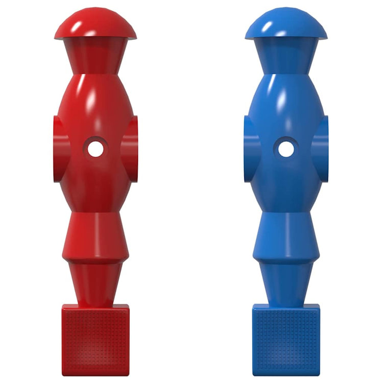Vidaxl Kickertischspieler 22 Stück blau und rot 2,4 x 2,1 x 9,7 cm PP