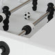 Vidaxl Kickertisch-Stoßstangen 3 x 3 x 2 cm Stange 16 Stück schwarzer Kunststoff