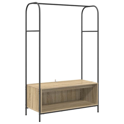 Vidaxx Kleiderständer Brauneiche 100 x 44 x 160 cm fertiges Holz