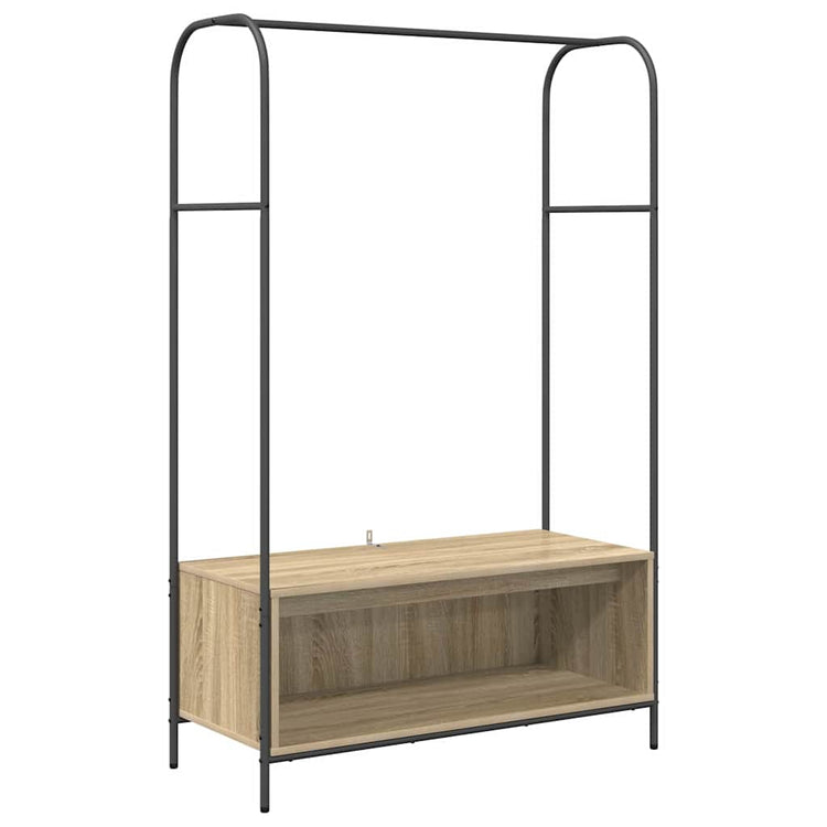 Vidaxx Kleiderständer Brauneiche 100 x 44 x 160 cm fertiges Holz