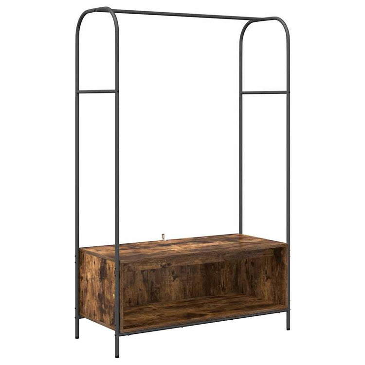 Vidaxx Kleiderständer Brauneiche 100 x 44 x 160 cm fertiges Holz