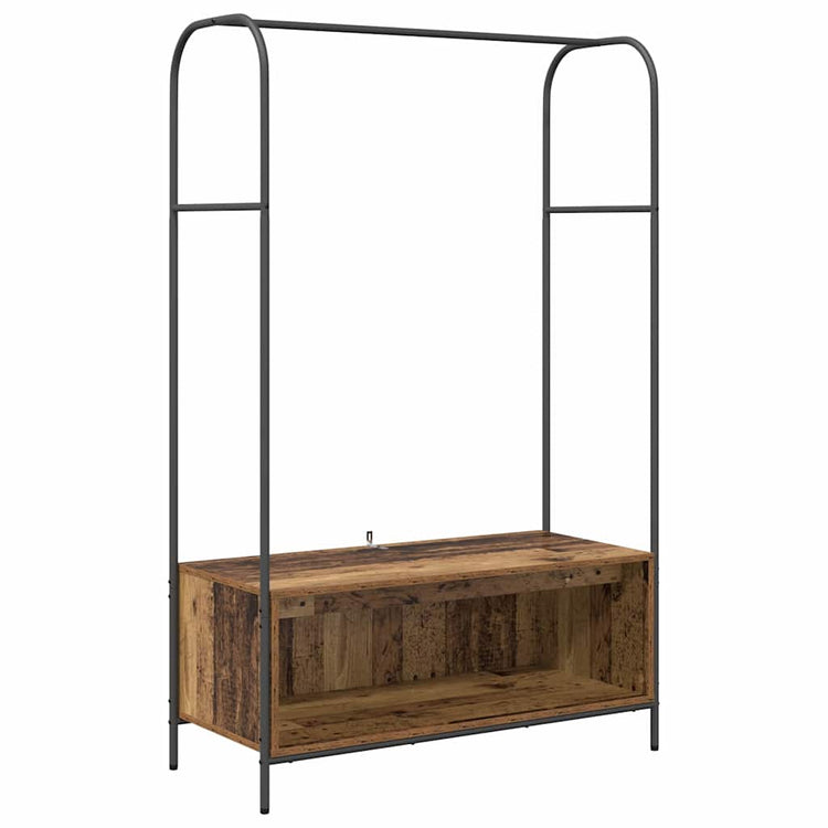 Vidaxx Kleiderständer Brauneiche 100 x 44 x 160 cm fertiges Holz