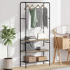 Vidaxl Kleiderständer mit Regal Sonoma-Eiche 77 x 30 x 171 cm fertiges Holz