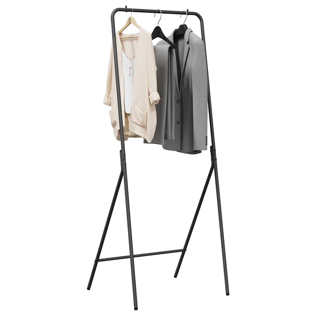 Vidaxx Kleiderständer schwarz 60 x 53 x 155 cm Stahl