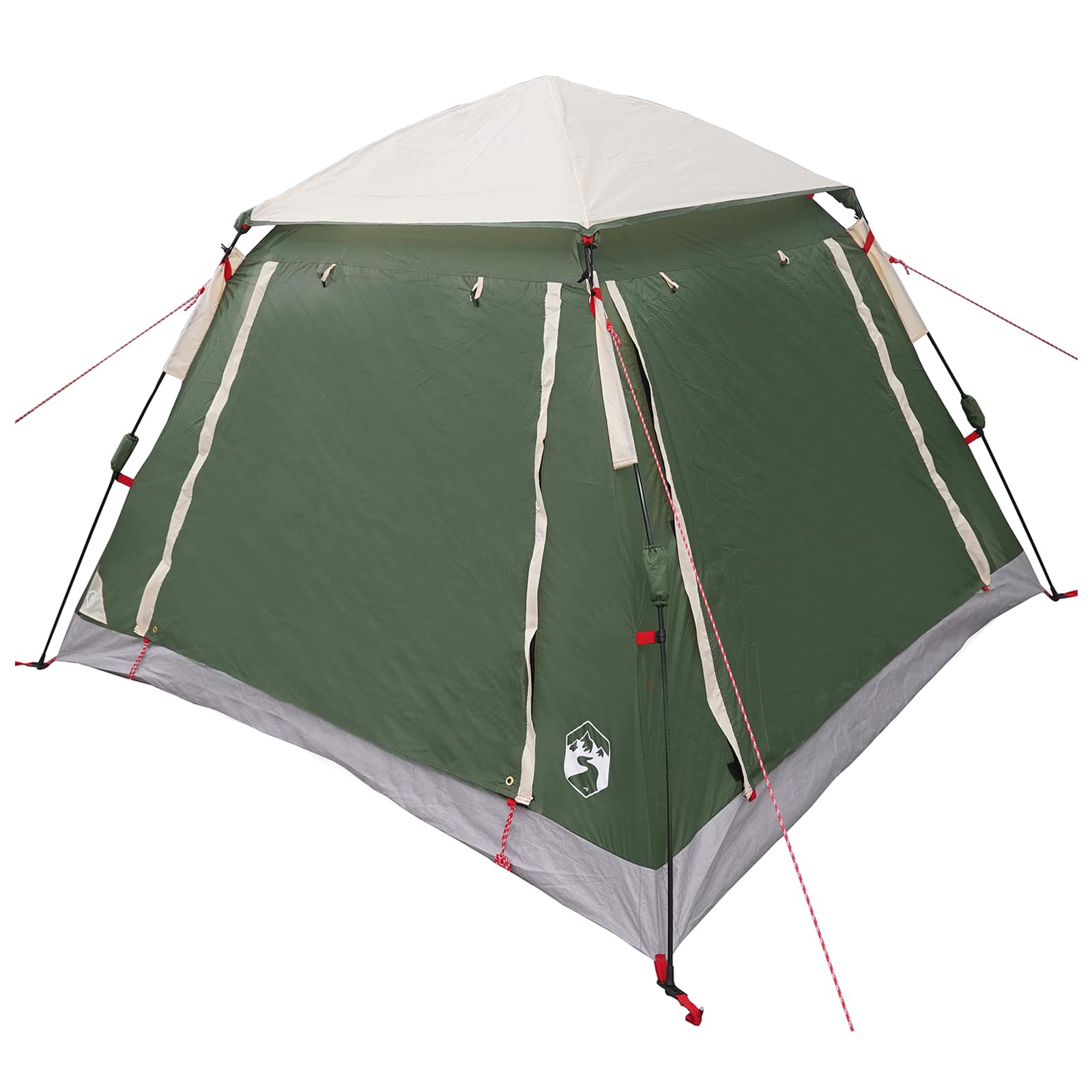 VidaXL Sofortzelt mit Regenschutz für 3 Personen mit Schnellverschluss