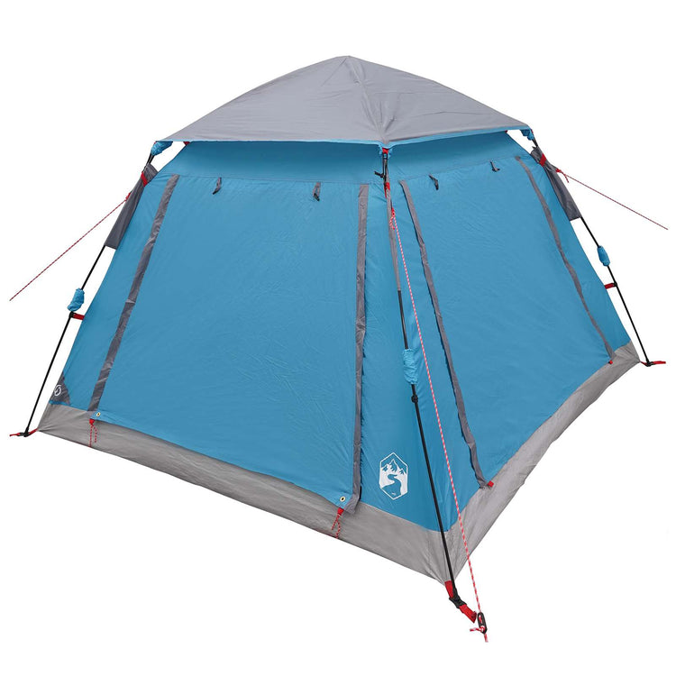 VidaXL Sofortzelt mit Regenschutz für 3 Personen mit Schnellverschluss