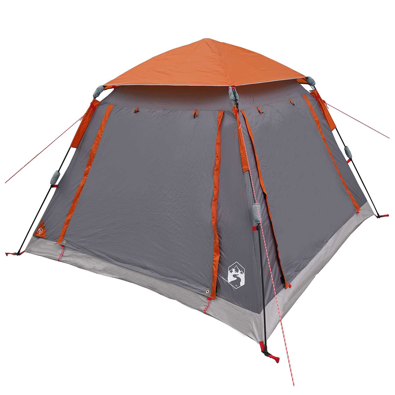 VidaXL Sofortzelt mit Regenschutz für 3 Personen mit Schnellverschluss