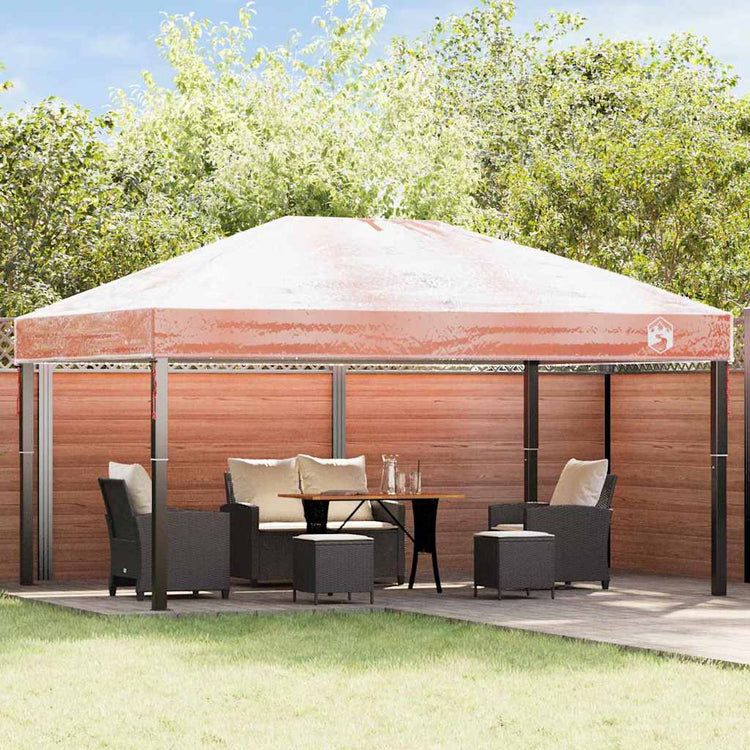 VidaXL Pavillon-Abdeckung Ersatz transparent 400 x 300 x 32 cm PVC