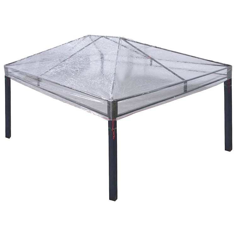 VidaXL Pavillon-Abdeckung Ersatz transparent 400 x 300 x 32 cm PVC