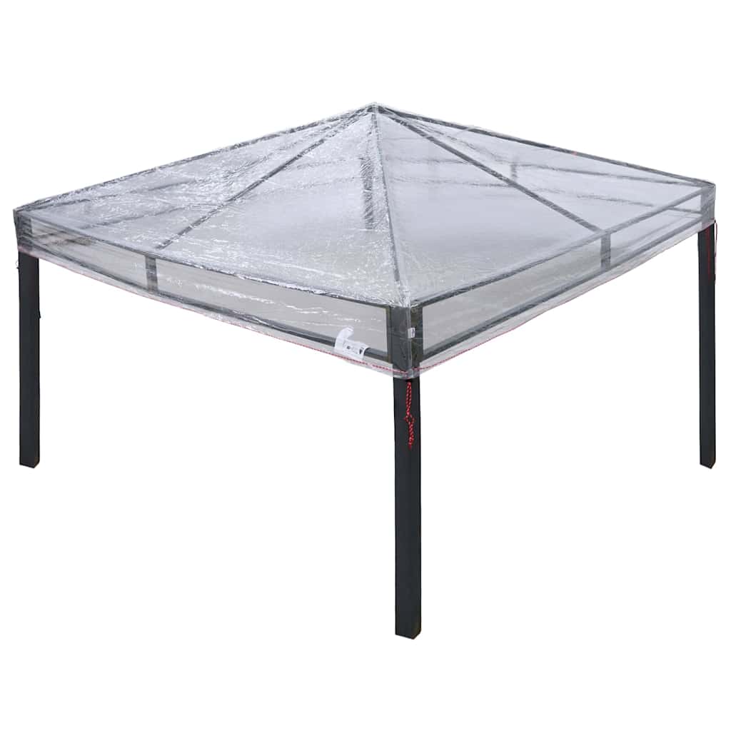 VidaXL Pavillon-Abdeckung Ersatz transparent 3 x 3 m PVC