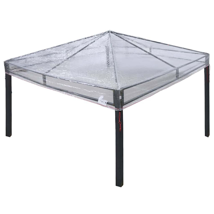 VidaXL Pavillon-Abdeckung Ersatz transparent 3 x 3 m PVC