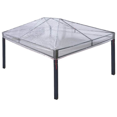 VidaXL Pavillon-Abdeckung Ersatz transparent 400 x 300 x 32 cm PVC
