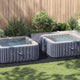 Vidaxl Schwimmbadbodenplane schwarz 500 x 250 x 0,1 cm Vliesstoff